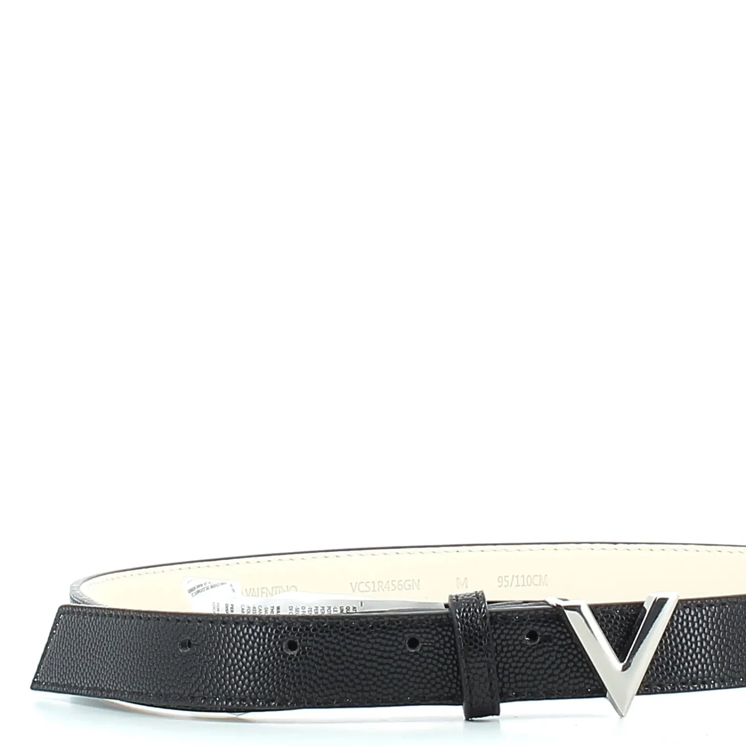 CinturaValentino donna S1R456GNP25 NERO-ARGENTO
