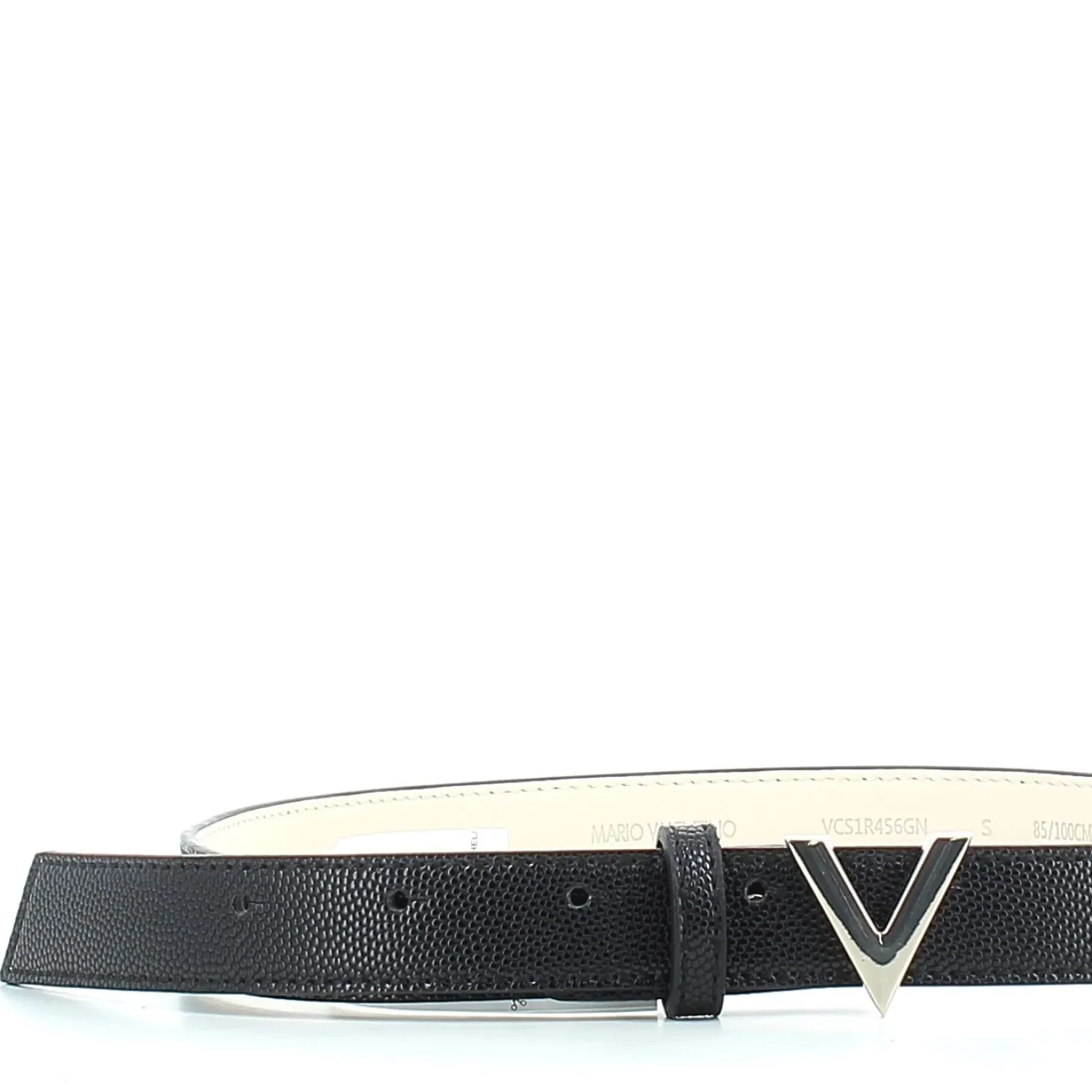 CinturaValentino donna S1R456GNP25 NERO-ORO