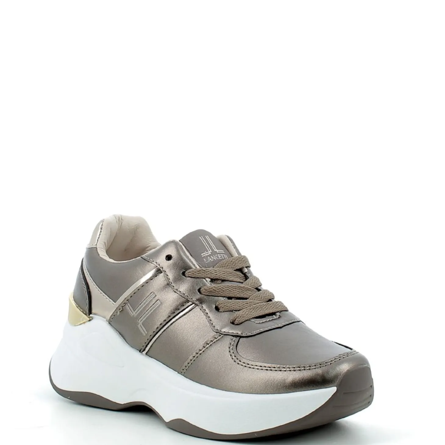 Scarpe Lancetti donna 85A23 BRONZ GOLD